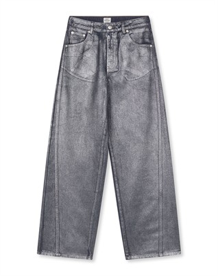 Metallic Christel Jeans - Gun Metal 